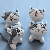 Cat Plush Stuffed Doll Key Ring Chain Gift Toy